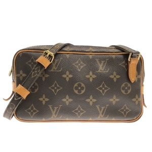 ルイヴィトン LOUIS VUITTON ショルダーバッグ M51828 ポシェットマルリーバンドリエール モノグラム・キャンバス - MB1001 バッグ