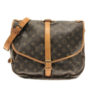 ルイヴィトン LOUIS VUITTON ショルダーバッグ M42254 ソミュール35 モノグラム・キャンバス - AR9001 バッグ モノグラム