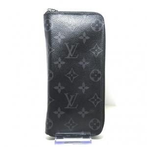 ルイヴィトン LOUIS VUITTON 長財布 M62295 ジッピー・ウォレット ヴェルティカル モノグラム・エクリプス キャンバス GI0290 財布