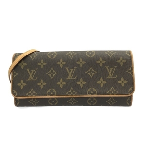 ルイヴィトン LOUIS VUITTON ショルダーバッグ M51852 ポシェット・ツインGM モノグラム・キャンバス - FL1001 バッグ モノグラム