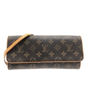 ルイヴィトン LOUIS VUITTON ショルダーバッグ M51852 ポシェット・ツインGM モノグラム・キャンバス - FL0061 バッグ モノグラム