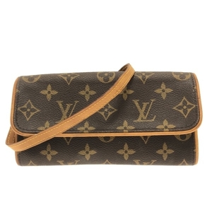 ルイヴィトン LOUIS VUITTON ショルダーバッグ M51854 ポシェット・ツインPM モノグラム・キャンバス - CA0021 バッグ モノグラム