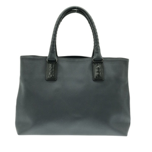 ボッテガヴェネタ BOTTEGA VENETA トートバッグ 222498 マルコポーロ PVC(塩化ビニール)×レザー 黒 バッグ