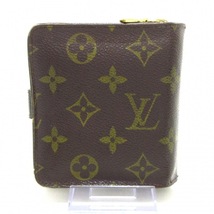 ルイヴィトン LOUIS VUITTON 2つ折り財布 M61667 コンパクト・ジップ モノグラム・キャンバス SD0081 財布 モノグラム_画像2