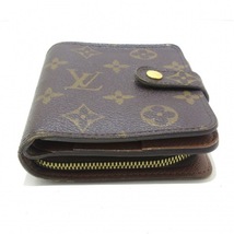 ルイヴィトン LOUIS VUITTON 2つ折り財布 M61667 コンパクト・ジップ モノグラム・キャンバス CA5018 財布 モノグラム_画像9