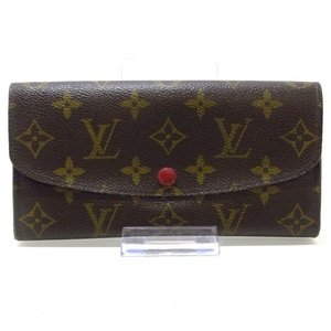 ルイヴィトン LOUIS VUITTON 長財布 M60697(新型) ポルトフォイユエミリー モノグラムキャンバス フューシャ CA0142 財布 モノグラム