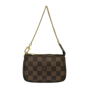 ルイヴィトン LOUIS VUITTON ハンドバッグ N58009 ミニポシェットアクセソワール ダミエ・キャンバス エベヌ SP4124 バッグ ダミエ