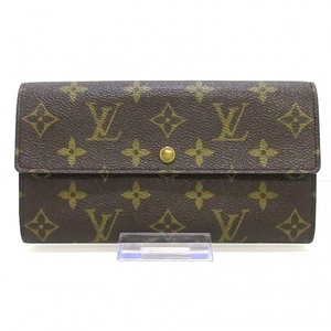 ルイヴィトン LOUIS VUITTON 長財布 M61726(旧型) ポシェット・ポルト モネ クレディ モノグラム・キャンバス MI1015 財布 モノグラム