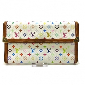 ルイヴィトン LOUIS VUITTON 長財布 M92659 ポルトトレゾール・インターナショナル モノグラム・マルチカラーキャンバス ブロン TH0054