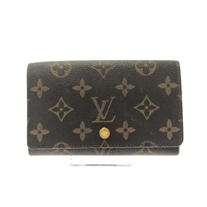 ルイヴィトン LOUIS VUITTON 2つ折り財布 M61730 ポルト モネ・ビエ トレゾール CT0064 財布 モノグラム