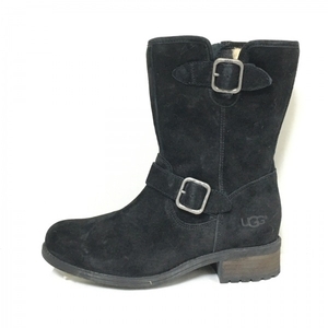 アグ UGG ショートブーツ 23 1006042 Chaney スエード 黒 レディース 靴