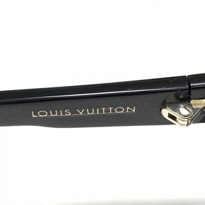ルイヴィトン LOUIS VUITTON Z0485E ホーテンシア・キャットアイ プラスチック×金属素材 黒×シルバー ラメ 確認出来ず サングラスの画像4