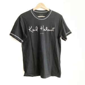 カールヘルム KarlHelmut 半袖Tシャツ サイズM - 黒 メンズ クルーネック トップス