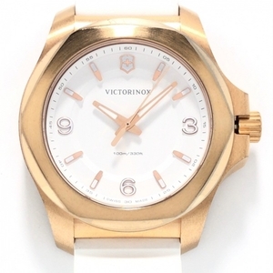 VICTORINOX( vi ktoli knock s) wristwatch # beautiful goods I.N.O.X. V 241954 lady's white 