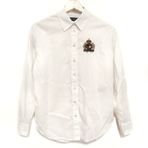  Ralph Lauren RalphLauren long sleeve shirt blouse size XS - white lady's beads tops 