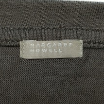 マーガレットハウエル MargaretHowell 長袖Tシャツ サイズF F - ダークグレー レディース トップス_画像3