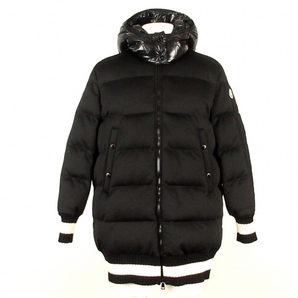 モンクレール MONCLER ダウンジャケット サイズ2 M HARFANG 黒×アイボリー メンズ 長袖/冬 ジャケットの画像1