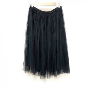 ローズティアラ Rose Tiara ロングスカート サイズ42 L - 黒 レディース チュール/ウエストゴム ボトムスの画像2