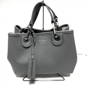  Emporio Armani EMPORIOARMANI tote bag - imitation leather gray bag 