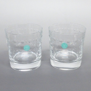 ティファニー TIFFANY&Co. ペアグラス スウィング ガラス クリア グラス×2点 新品同様 食器