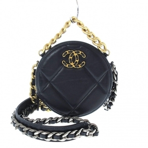 シャネル CHANEL ショルダーバッグ AP0945 CHANEL 19 ラムスキン ネイビー レディース 2WAY/チェーンショルダー/3カラー金具/ミニバッグ