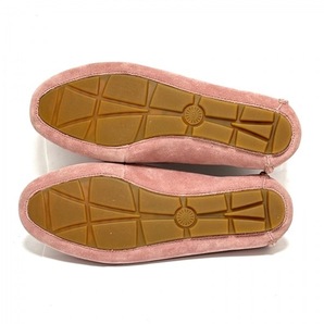 アグ UGG フラットシューズ JAPAN23 1099877 - スエード ピンク レディース 美品 靴の画像4