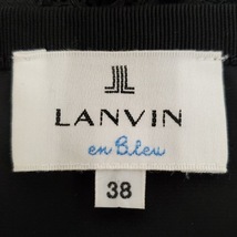 ランバンオンブルー LANVIN en Bleu ショートパンツ サイズ38 M - ダークネイビー×黒 レディース レース/ラッフル ボトムス_画像3