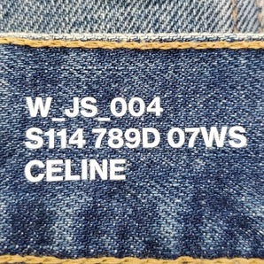 セリーヌ CELINE ミニスカート サイズ26 S - ブルー レディース デニム 美品 ボトムスの画像3