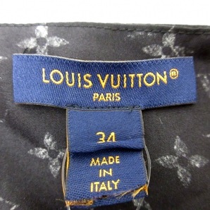ルイヴィトン LOUIS VUITTON ドレス サイズ34 S 1AAY4Z - シルク 黒 レディース 23SS 美品 ワンピースの画像3