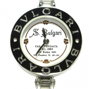 BVLGARI(ブルガリ) 腕時計■美品 B-zero1 BZ22S レディース コレッツィオーネ 白×ピンクゴールド