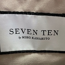 セブンテン バイミホカワヒト SEVEN TEN by MIHO KAWAHITO トートバッグ - ラフィア×レザー ベージュ×白 バッグ_画像8