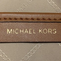 マイケルコース MICHAEL KORS リュックサック/バックパック - PVC(塩化ビニール)×レザー アイボリー×ブラウン ミニバッグ バッグ_画像8