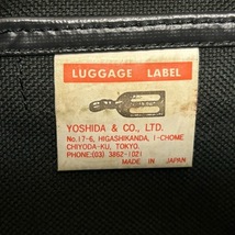 ラゲッジレーベル LUGGAGE LABEL ショルダーバッグ - コーティングキャンバス ダークグレー×ブラウン ストラップ着脱可 バッグ_画像8