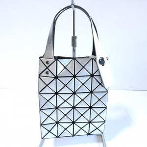 バオバオイッセイミヤケ BAOBAO ISSEYMIYAKE トートバッグ BB41AG173 プラチナム コフレ PVC(塩化ビニール)×ポリエステル シルバー バッグ