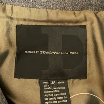ダブルスタンダードクロージング DOUBLE STANDARD CLOTHING ブルゾン サイズ38 M - ダークグレー×ブラウン レディース 美品 ジャケット_画像3
