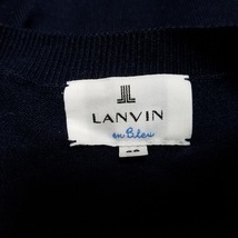 ランバンオンブルー LANVIN en Bleu ワンピースセットアップ サイズ38 M - ダークネイビー×黒×マルチ レディース チェック柄_画像4