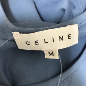 セリーヌ CELINE 七分袖カットソー サイズM - ライトブルー レディース クルーネック トップスの画像3