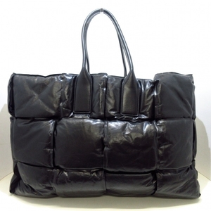  Bottega Veneta BOTTEGA VENETA большая сумка maxi сетка кожа чёрный RFID проверка settled сумка 