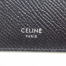 セリーヌ CELINE カードケース マルチファンクションカードホルダー レザー 黒 美品 財布_画像3