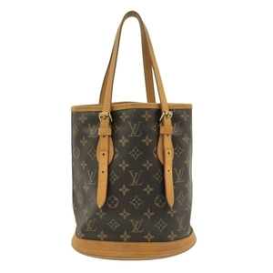 ルイヴィトン LOUIS VUITTON ショルダーバッグ M42238 プチ・バケット モノグラム・キャンバス - VI0091 バッグ モノグラム