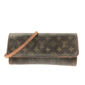 ルイヴィトン LOUIS VUITTON ショルダーバッグ M51852 ポシェット・ツインGM モノグラム・キャンバス - FL0052 バッグ モノグラム