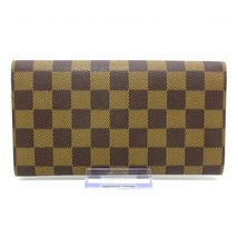 ルイヴィトン LOUIS VUITTON 長財布 N61725 ポシェット・ポルト モネ カルト クレディ ダミエ・キャンバス エベヌ CA0967 財布 ダミエ_画像2