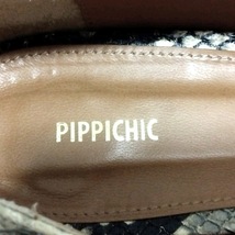 ピッピシック pippichic フラットシューズ 38 - パイソン イエローグリーン×グレー×黒 レディース 靴_画像5