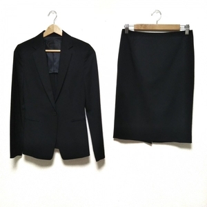  Untitled UNTITLED skirt suit - black lady's shoulder pad lady's suit 