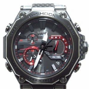 CASIO(カシオ) 腕時計■美品 G-SHOCK/MT-G MTG-B2000YBD-1AJF メンズ カーボン/SS/モバイルリンク 黒×レッド