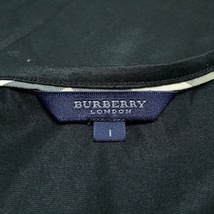 バーバリーロンドン Burberry LONDON 長袖カットソー サイズ1 S - 黒 レディース フリル 美品 トップス_画像3