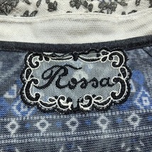 ロッサ ROSSA 長袖シャツブラウス サイズ46 XL - グレーベージュ×黒×マルチ レディース 刺繍 美品 トップス_画像3