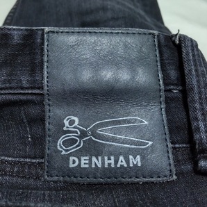 デンハム DENHAM ジーンズ/デニムパンツ サイズW28 - 白×黒 メンズ フルレングス 美品 ボトムスの画像3