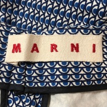 マルニ MARNI パンツ サイズ38 S - 白×ブルー×ダークネイビー レディース クロップド(半端丈) ボトムス_画像3