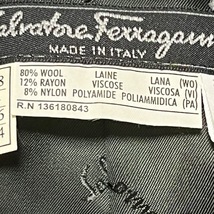 サルバトーレフェラガモ SalvatoreFerragamo スカートスーツ サイズ38 S - 黒 レディース ツイード レディーススーツ_画像4